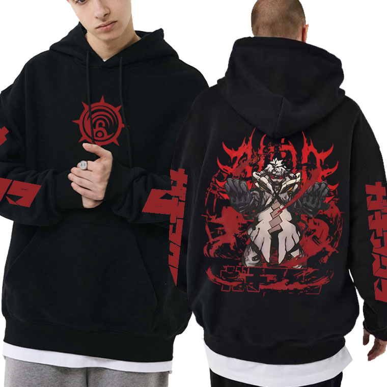 Anime Merch Hoodie - アニメ Gachiakuta Rudo マーチパーカー男性女性ファッション漫画マンガストリート男性カジュアル特大パーカー男性ヴィンテージプルオーバー