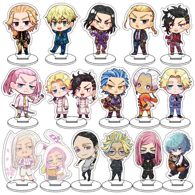 Anime Merchandise In Tokyo - 東京リベンジャーズアクリル工芸品アニメグッズスタンドかわいいアイテムかわいいファンギフトキーホルダーバックパックアクセサリーペンダント 8 センチメートル