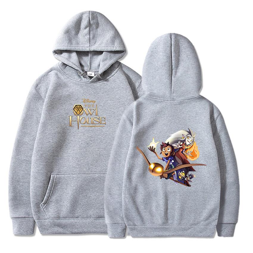 Anime Merch Hoodie - 男性と女性のためのフクロウの家のパーカー,フード付きセーター,スウェットシャツ,学生のためのヒップホップパーカー,男の子と女の子,秋