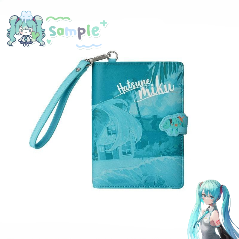 Anime Merchandise Japan - 初音ミクアニメグッズ漫画かわいい多機能収納フォルダーかわいい2Dカードホルダー小銭入れパスポートホルダーギフト
