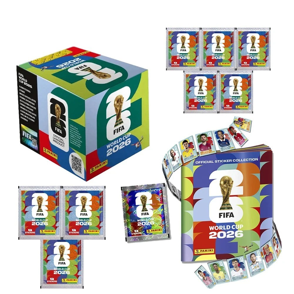 Sticker Sheet Set - ホットパニーニ 2026 FIFAワールドカップ ステッカーコレクションボックス 50パック サッカー