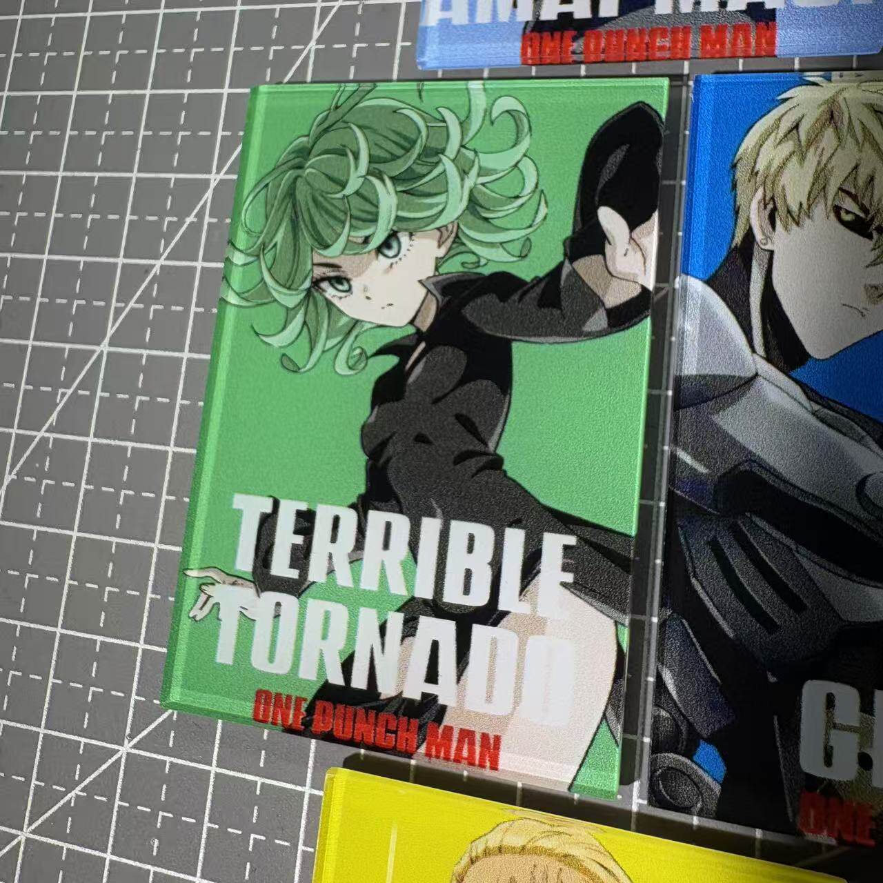 ワンパンマン アクリル製冷蔵庫用マグネット サイタマ・ジェノ - Anime Merchandise For Men のレビューと価格