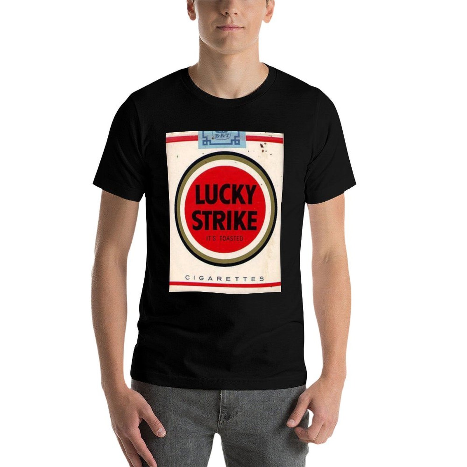 ベストセラー ラッキーストライク商品 Tシャツ メンズ Tシ - Anime Merchandise For Men のレビューと価格