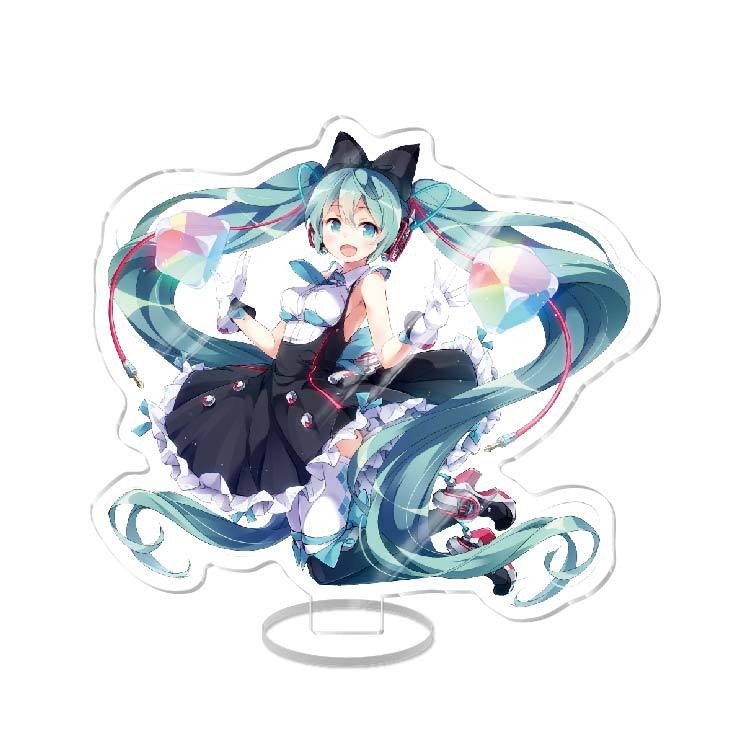 アニメフィギュアアクリルスタンド両面初音ミク桜未来学校生活二 - Anime Merchandise Figures のレビューと価格