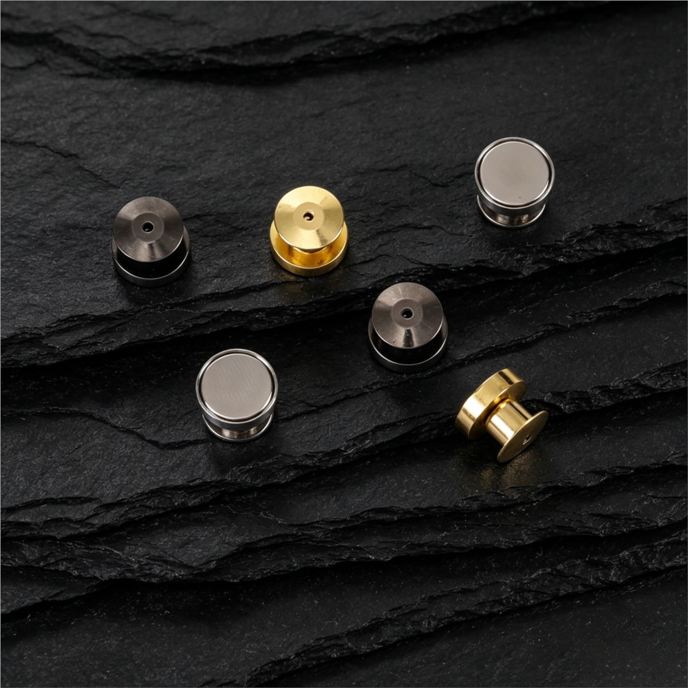 10 ピース/ロット磁気クラスプと非磁性ピンブローチロックピ - Pin Button Badge のレビューと価格