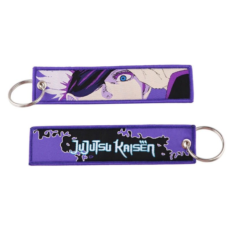 呪術廻戦 アニメグッズ 五条悟 編み込みキーホルダー ランヤ - Anime Merchandise Japan のレビューと価格