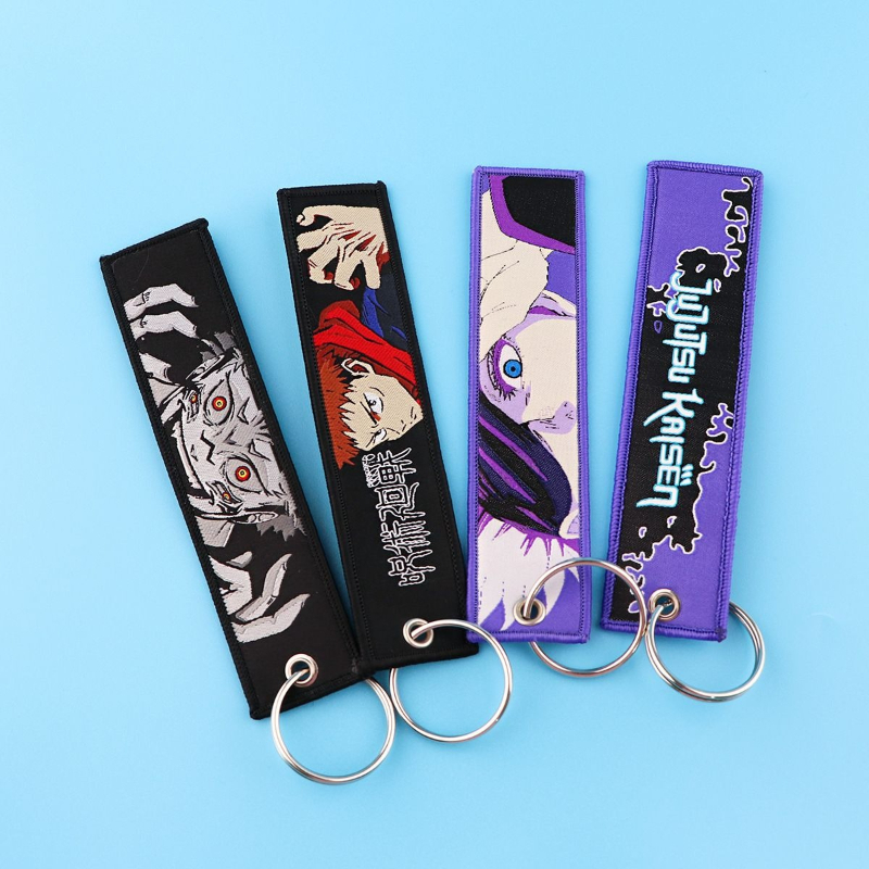 呪術廻戦 アニメグッズ 五条悟 編み込みキーホルダー ランヤ - Anime Merchandise Japan のレビューと価格