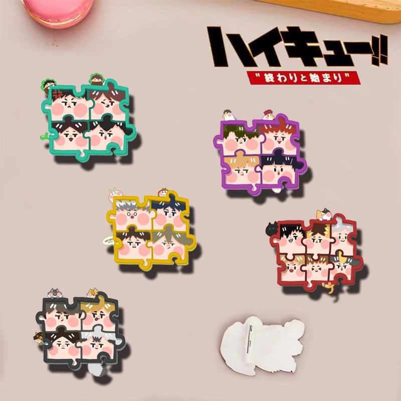 ハイキュー!! 商品：「光暉祥陽、影山飛雄」、ブローチ、スク - Anime Merchandise Japan のレビューと価格