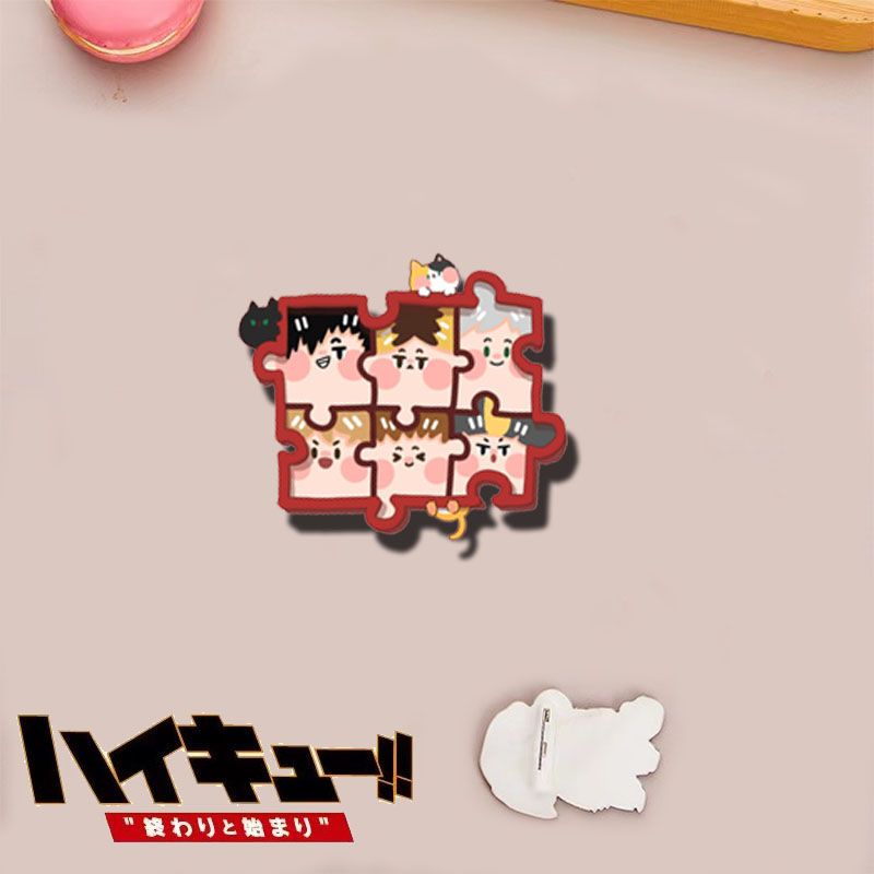 ハイキュー!! 商品：「光暉祥陽、影山飛雄」、ブローチ、スク - Anime Merchandise Japan のレビューと価格