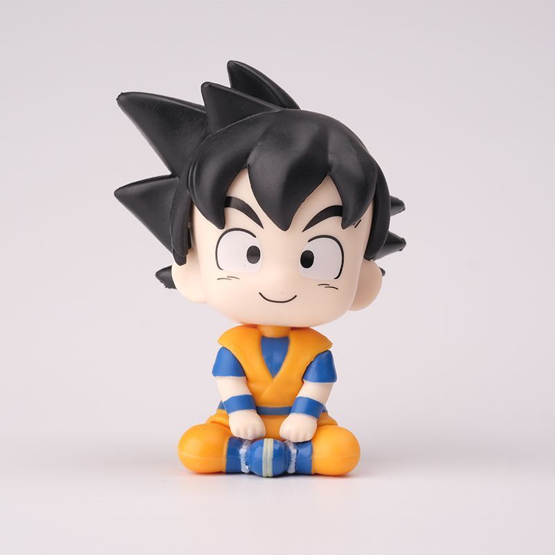 ドラゴンボールちび孫悟空ベジータ漫画かわいい座り姿フィギュア - Anime Merchandise Japan のレビューと価格