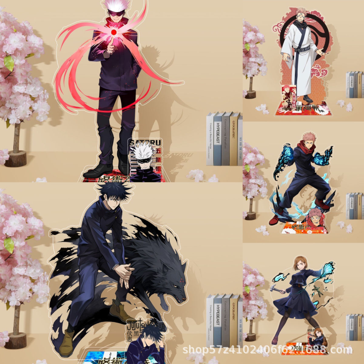 アニメ呪術廻戦アクリルスタンド新スタイル五条悟伏黒恵フィギュ - Anime Merchandise Figures のレビューと価格