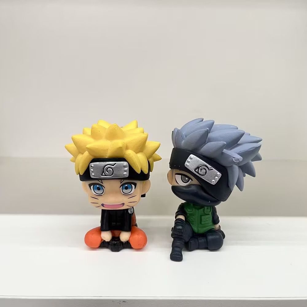 ナルト漫画かわいいフィギュアモデルカワイイ2Dちび人形車飾り - Anime Merchandise Japan のレビューと価格
