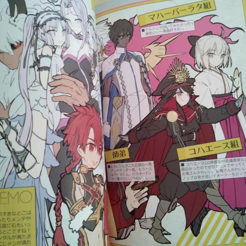 2冊 Fate GO MEMO 1 2 アートブック アート - Fate Anime Merchandise のレビューと価格